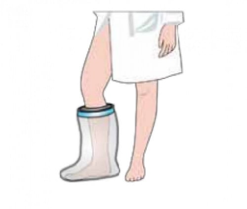 حامي للجبيرة تحت الركبة