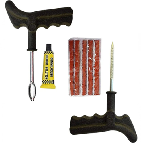 طقم اصلاح بنشر الاطارات لكل السيارات (رقعة سريعة) PC10227 صناعة صينية (امان لك بالطريق)