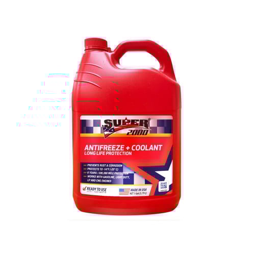 ماء راديتر سوبر2000 اللون أحمر  أضافة فقط  COOLANT RED 6\1