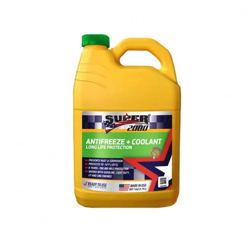 ماء راديتر سوير2000 أخضر اللون أضافة فقط   COOLANT GREEN 6/1