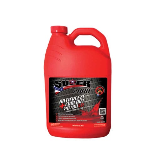 ماء راديتر سوبر2000 اللون أحمر التركيز 20%   ANTIFREEZE COOLANT RED 6\1