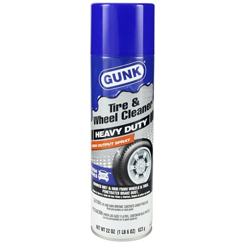 تلميع الإطارات والجنوط رغوة صناعة امريكية للسيارات الكبيرة GUNK Heavy Duty Tire & Wheel Cleaner
