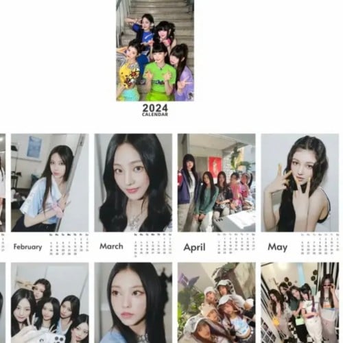 ستاند صور وتقويم Newjeans 2024
