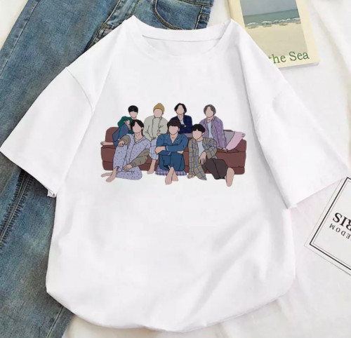 BTS تشيرت (LIFE GOES ON)