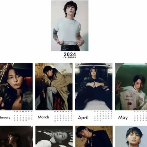 ستاند صور وتقويم Jungkook 2024
