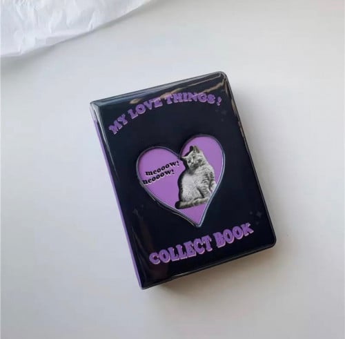 ملف للفوتوكاردز أسود يكفي 80 صورة