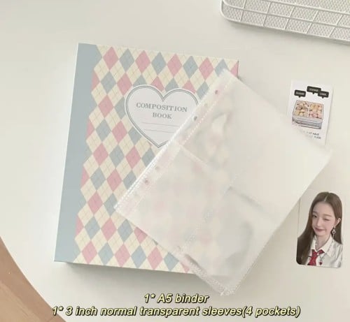 ملف كبير blue حفظ للفوتوكارد (يكفي 80 كارد)