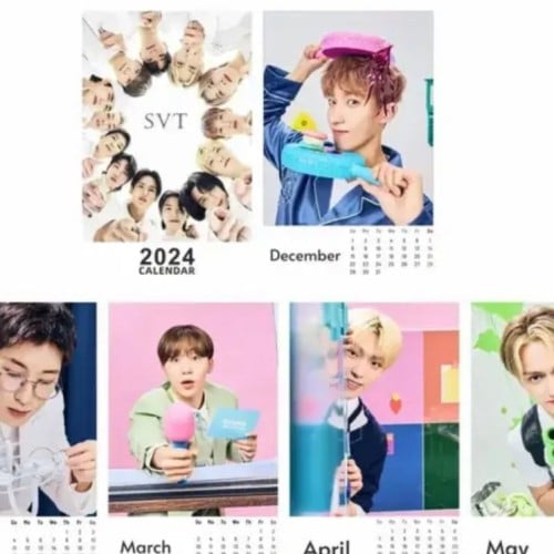 ستاند صور وتقويم Seventeen 2024