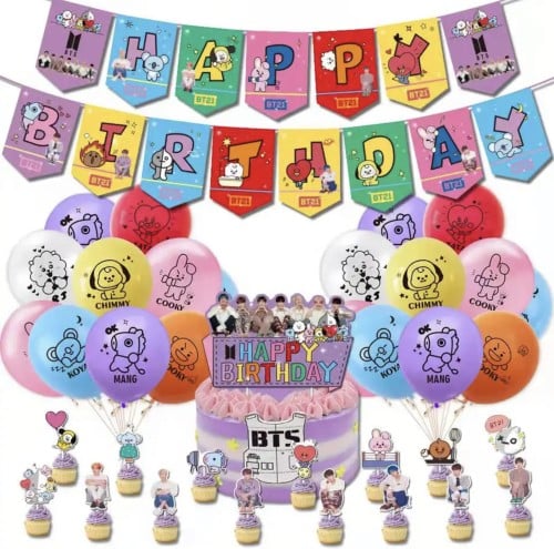 مجموعة  زينة احتفالات BTS