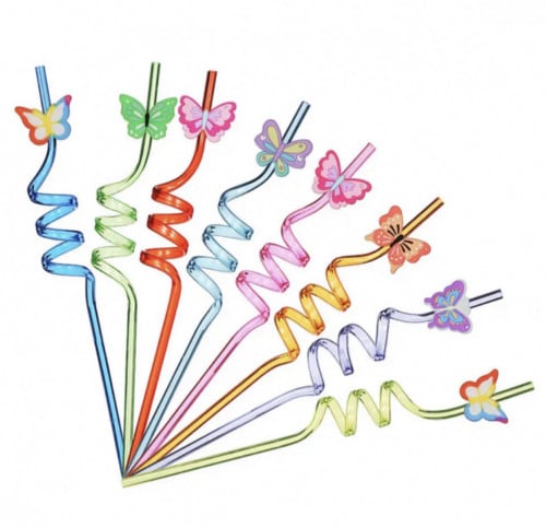Butterfly straw