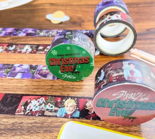 شريط لاصق Straykids (Christmas evel اخضر