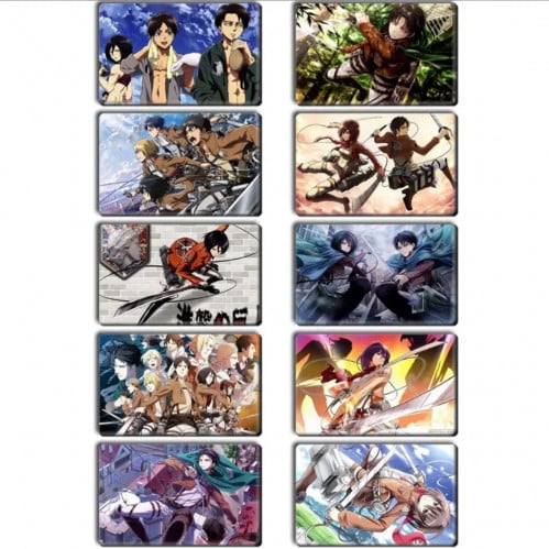 كوفر لبطاقة الباص Attac on titan