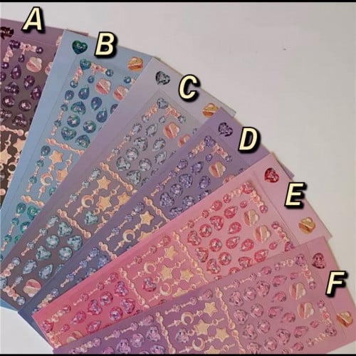 ستيكرز دايموند زينة فوتوكارد