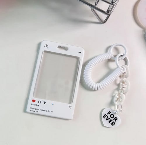 حامل فوتوكارد الانستقرام ابيض