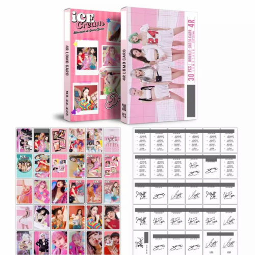 Blackpinkفوتوكارد كبير وتواقيع