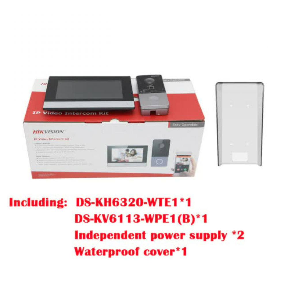 فيديو-باب-هاتف-نظام Hikvision DS-KIS202 نظام هاتف باب الفيديو