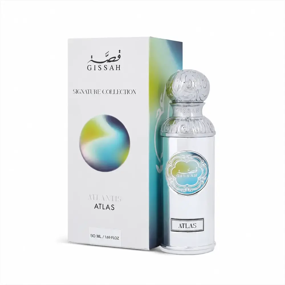 زجاجة عطر اطلس من قصة عطر فلورينتال ليذري للجنسين 50 مل