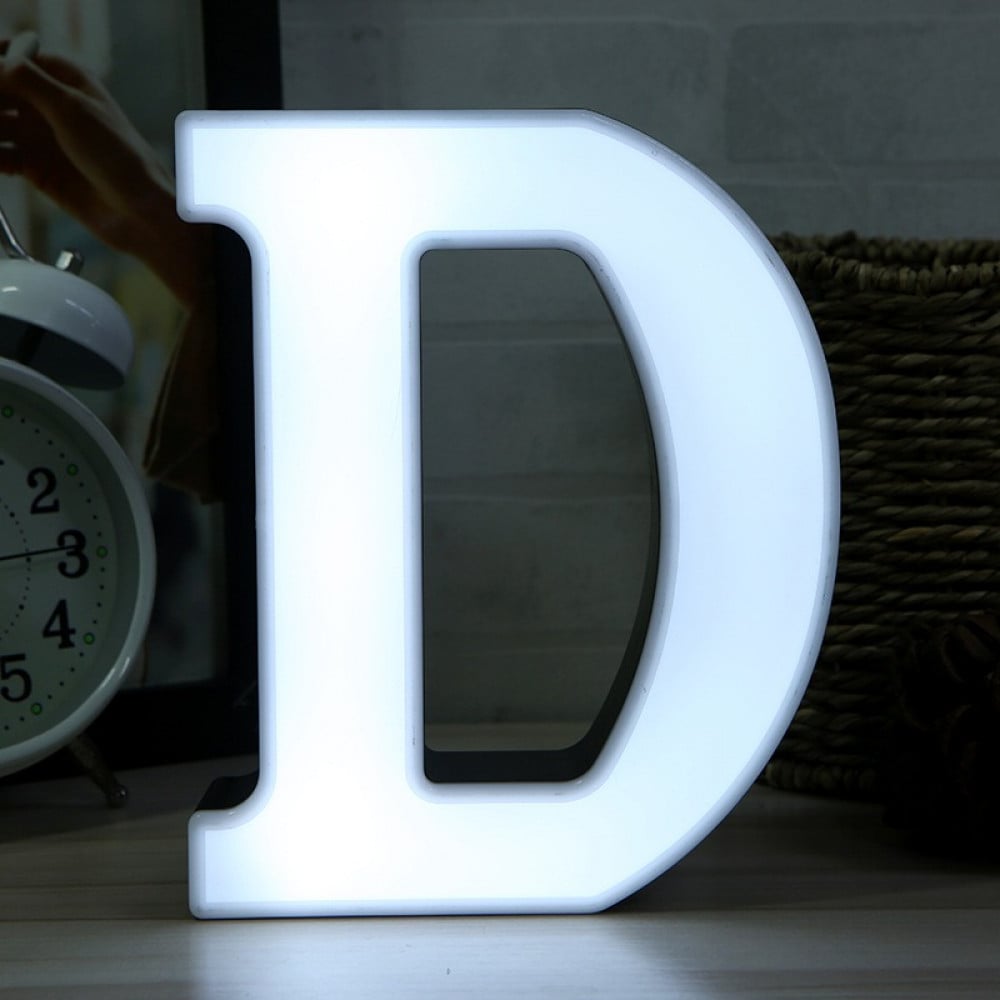 حروف مضيئة LED شحن USB حجم 18 سم