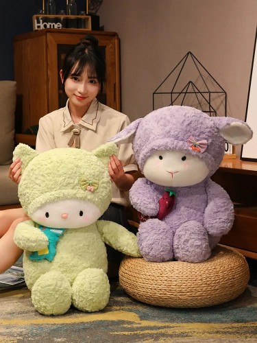 دمى الأغنام والقط Plushies للأطفال