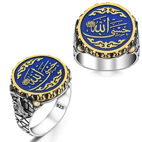 خاتم رجالي اصلي من الفضة الإسترليني عيار 925