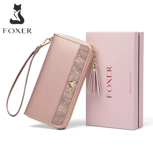 FOXER محفظة نسائية طويلة