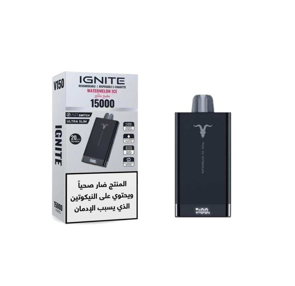 ignite v150 disposable vape ايجنايت 15000موش Why the Geek Bar NZmarketDani24 Nic Strength:35mg