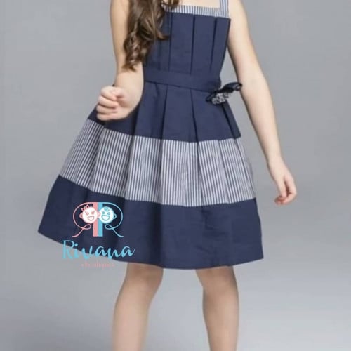 فستان  كحلي جميل جدا