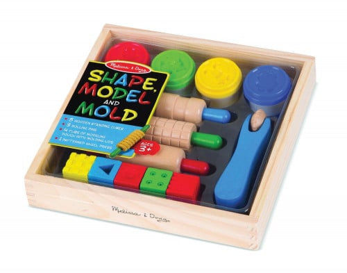 مجموعة أشكال الصلصال مع قوالب