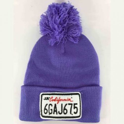 ايس كاب بنفسجي فاتح بكوره (KK251118-5 Light Purple Beanie Bubble Hat)