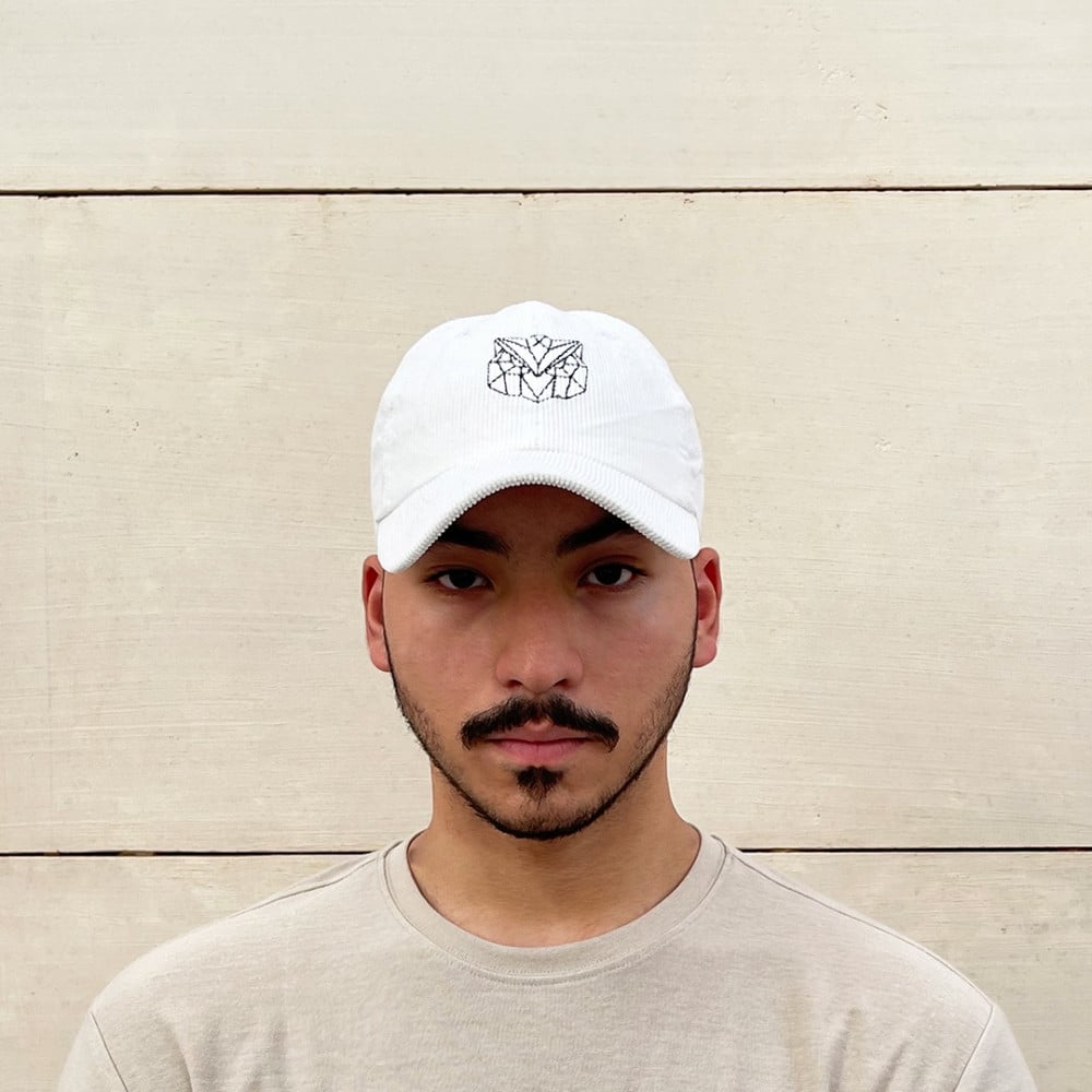 CORDUROY HAT - WHITE