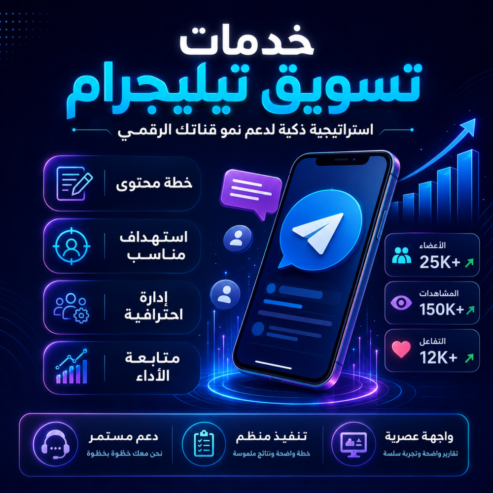 استراتيجية تسويق تيليجرام للمشاريع والمتاجر