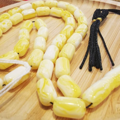 سبحة تراب كهرمان تركي اصلي