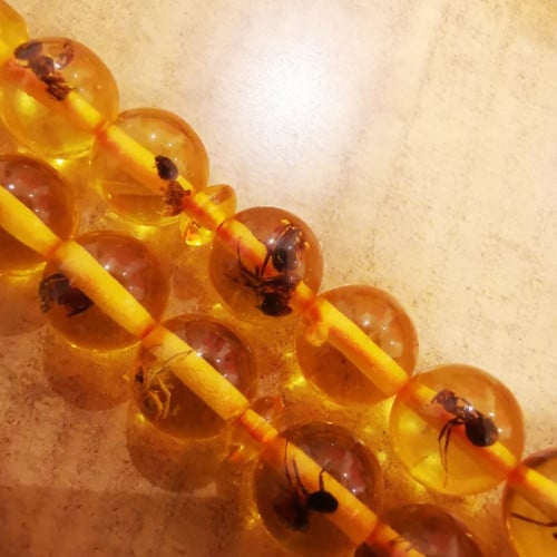 سبحة مستكة محشّرة