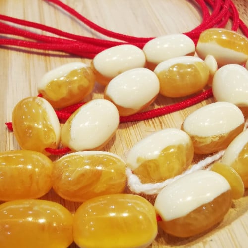 سبحة تراب كهرمان بولندي