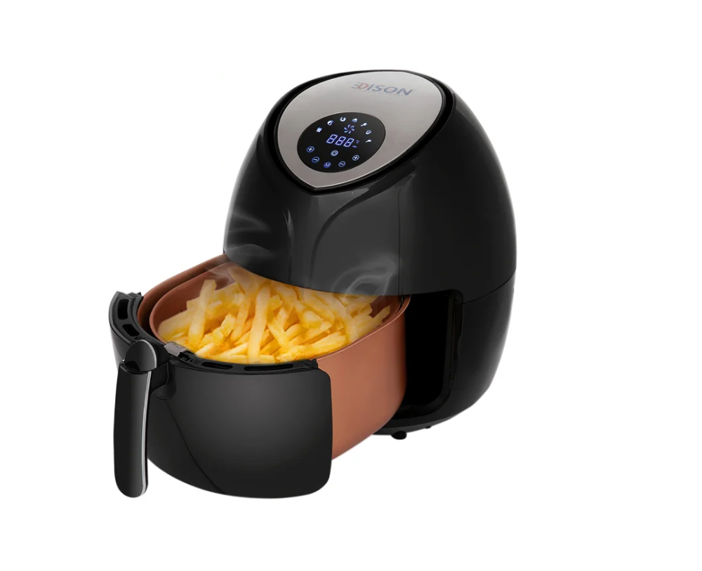 إديسون قلاية هوائية 5.5 لتر أسود 1800 واط