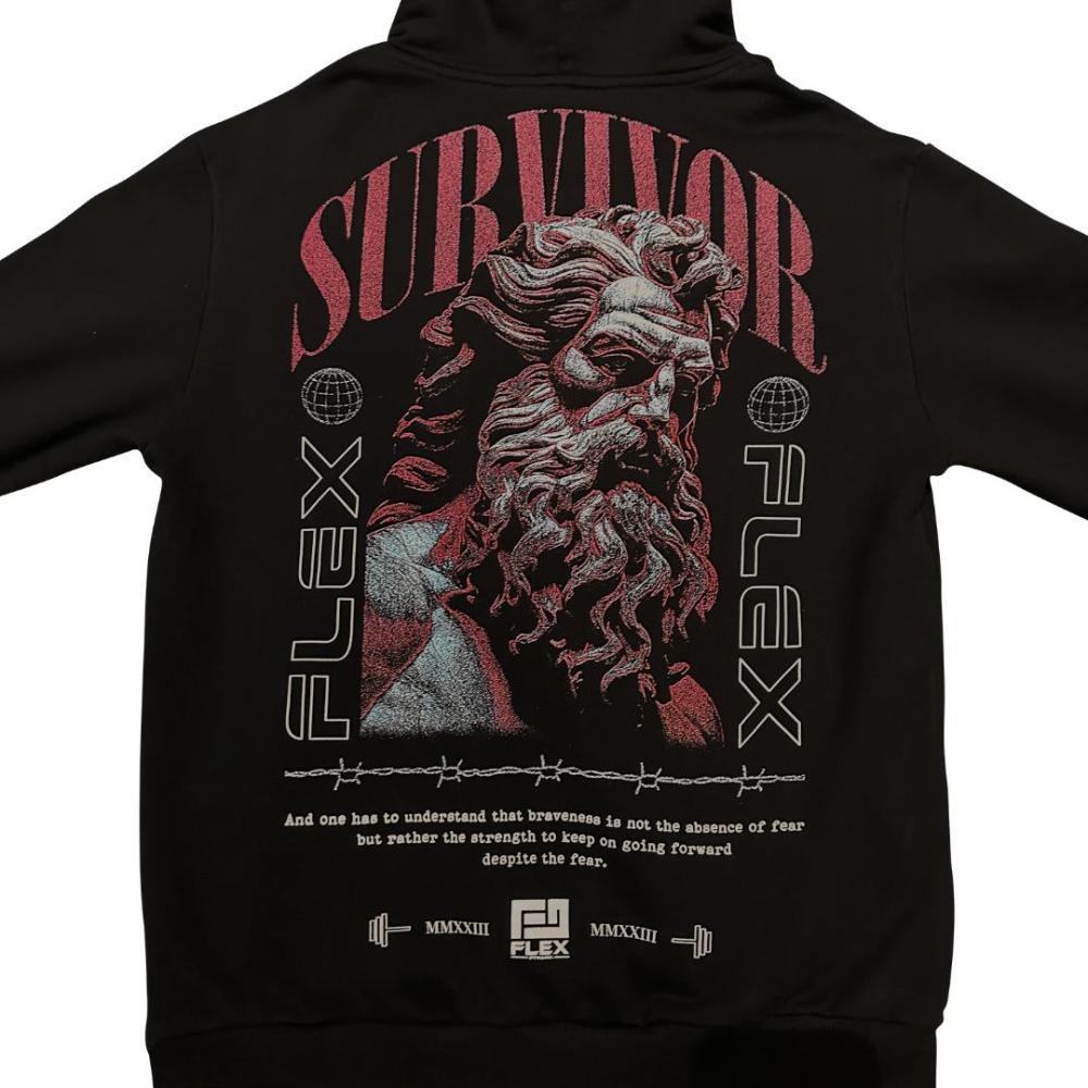 Unisex FLEX hoodie سعودي براند هودي فليكس للجنسين بتصميم جريء ومميز