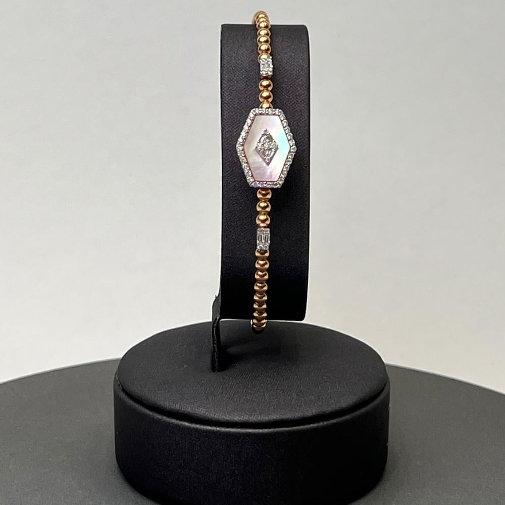 سوارة الماس، ذهب عيار 18