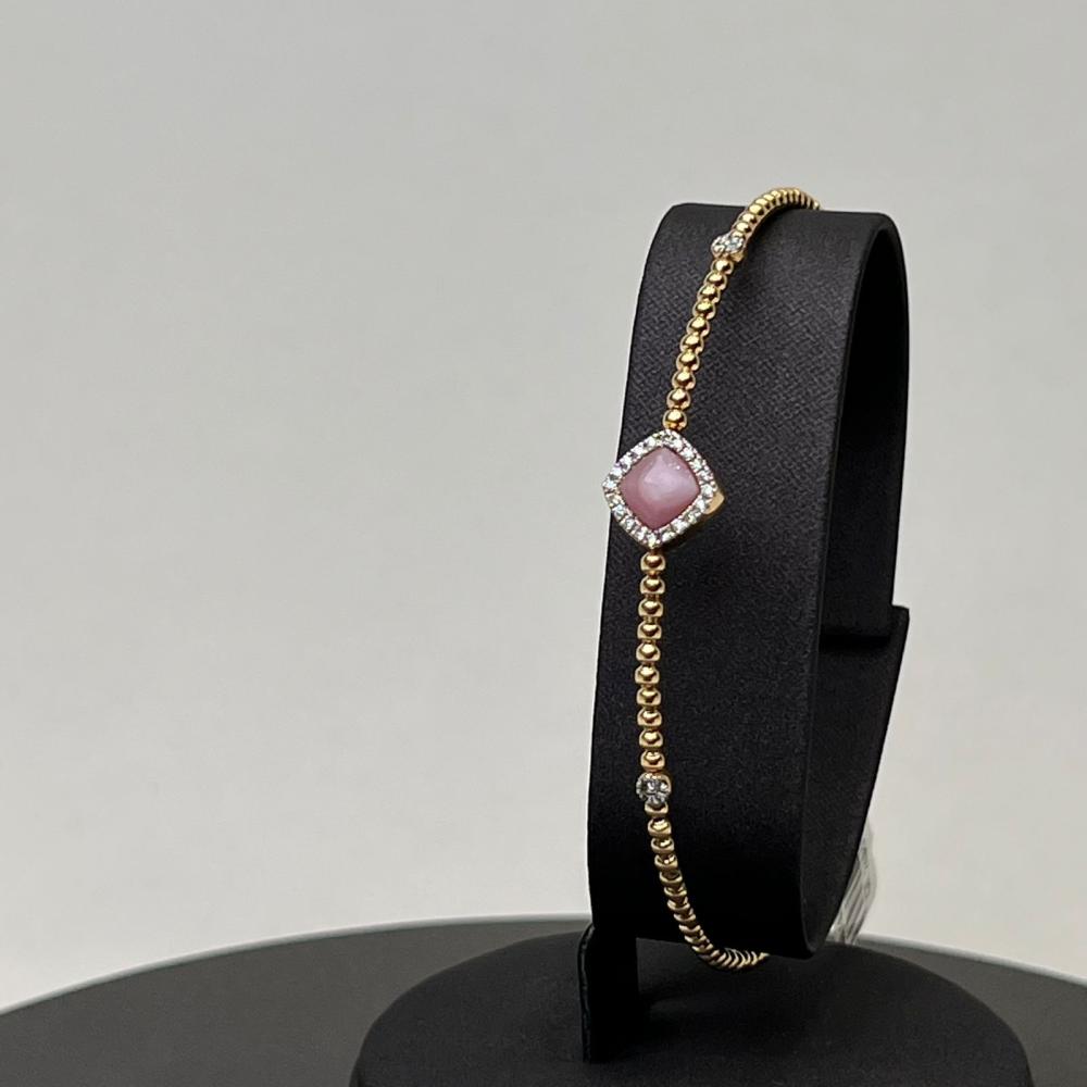 سوارة الماس، ذهب عيار 18