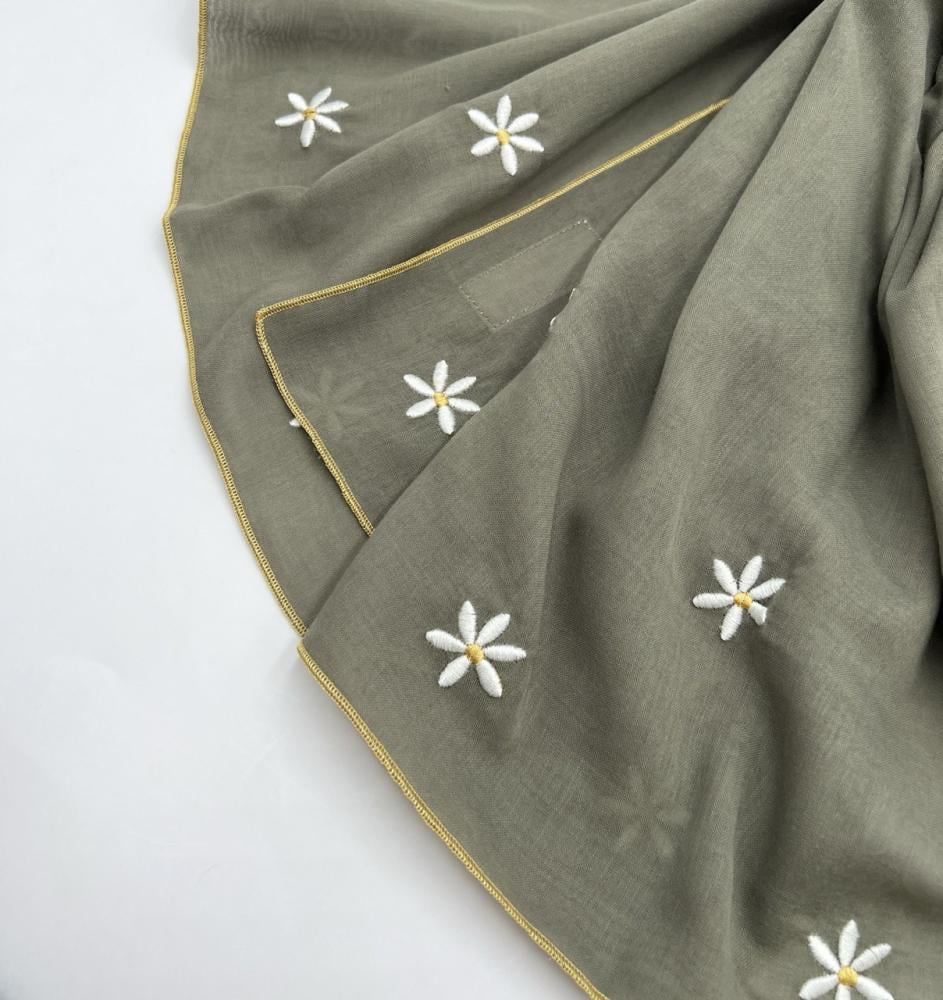 Yasmeen Scarf – Dark Olive / O8