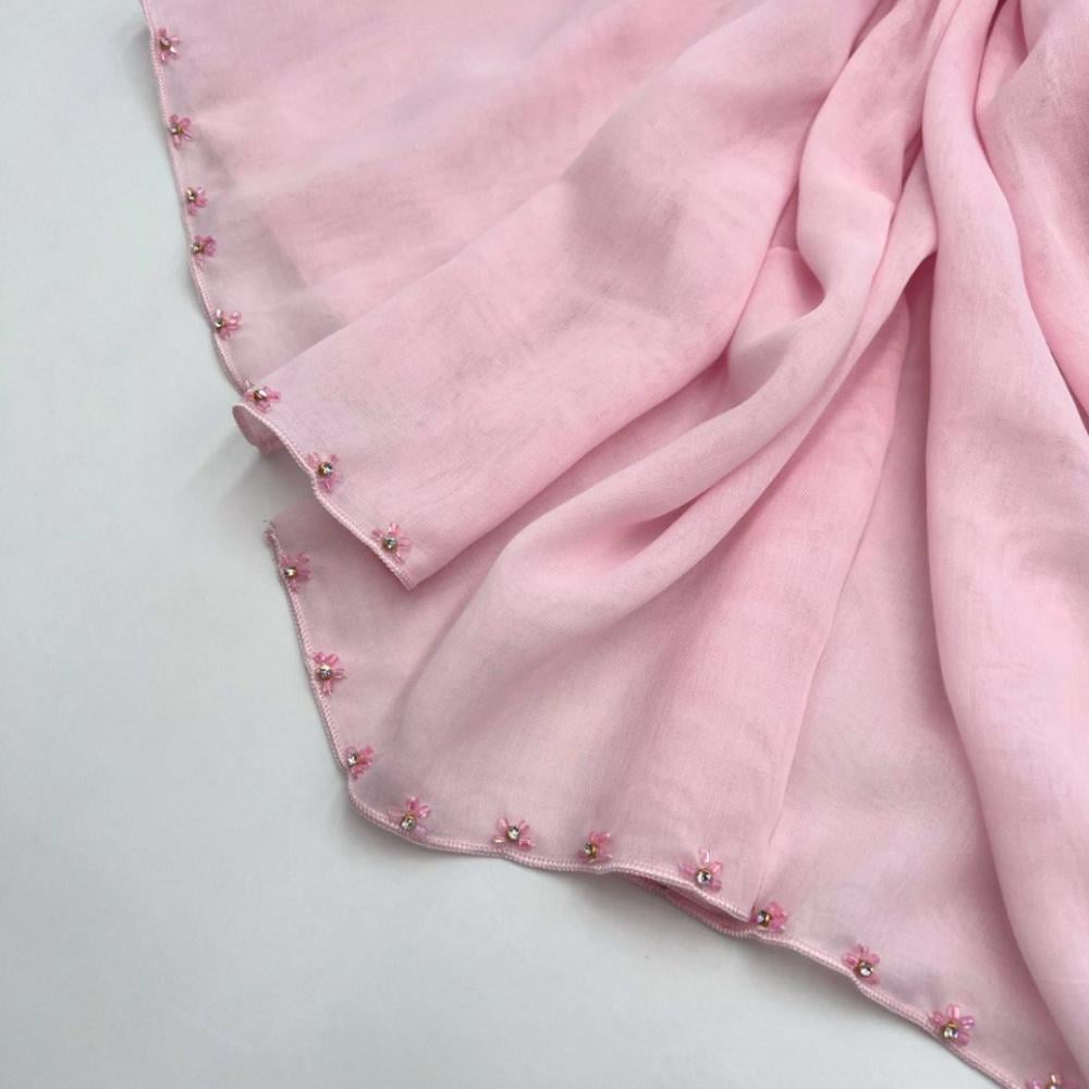 طرحة ندى لون زهري