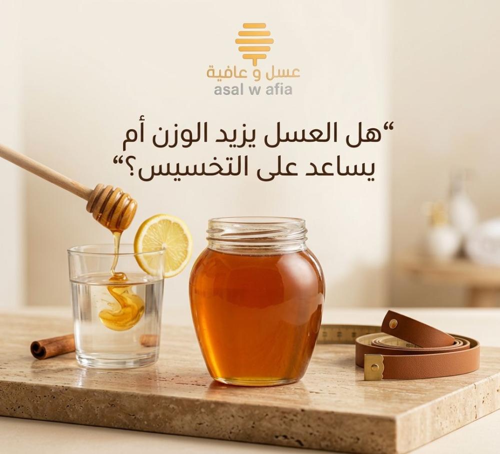 هل العسل يزيد الوزن أم يساعد على التخسيس؟ الحقيقة الكاملة حسب الاستخدام