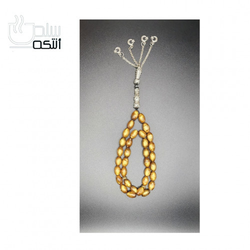 سبحة يسر البحر الأحمر ذهبي
