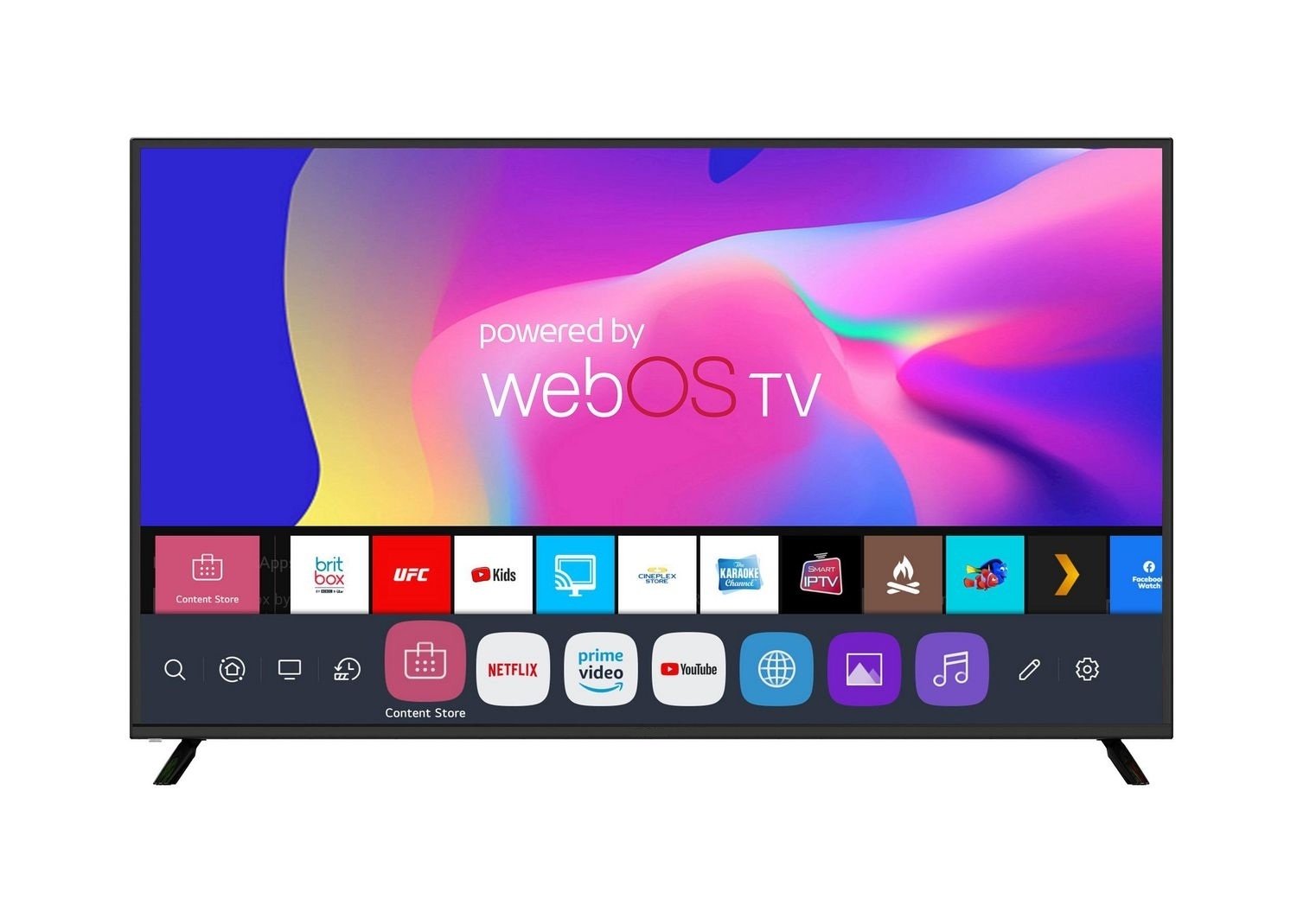 شاشة تيليفزيون تيليزون 100 بوصة سمارت 4K