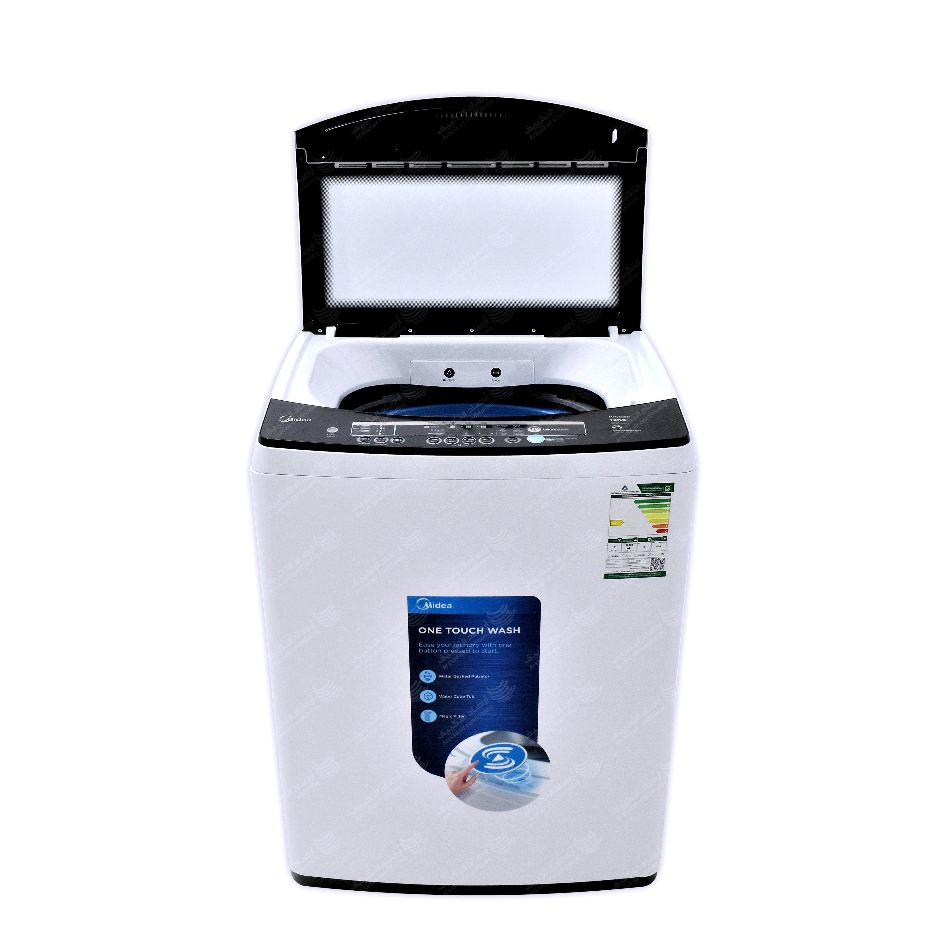 غسالة اوتوماتيك ميديا فتحة علوية 18 كغ