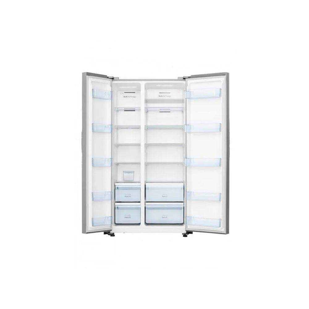 ثلاجة دولابي هايسنس 17.9 قدم سعة التبريد 11.8 قدم سعة المجمد 6.1 قدم استيل