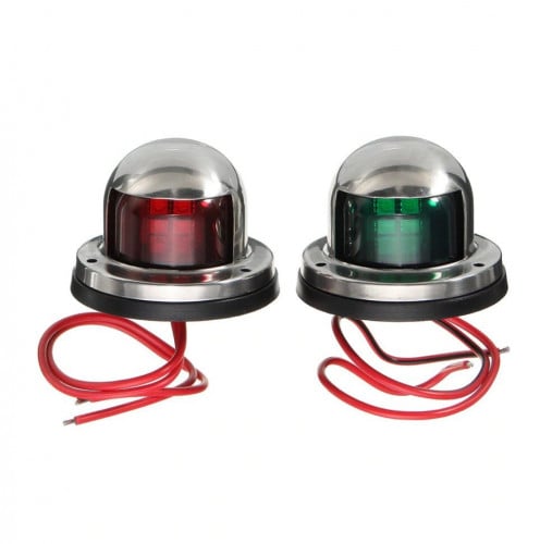أنوار ملاحية ستانلس ستيل أخضر و أحمر