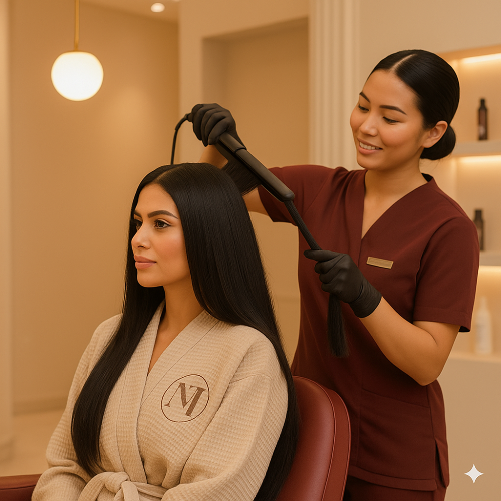 جلسة غلوس الكافيار للعناية وترميم الشعر المجهد | G-Caviar Hair Treatment
