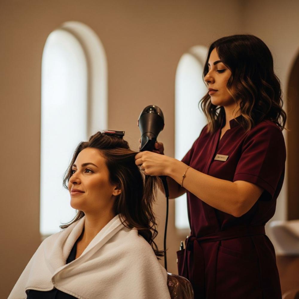 جلسة غلوس تورمالين لتنعيم الشعر | G-Tourmaline Hair treatment