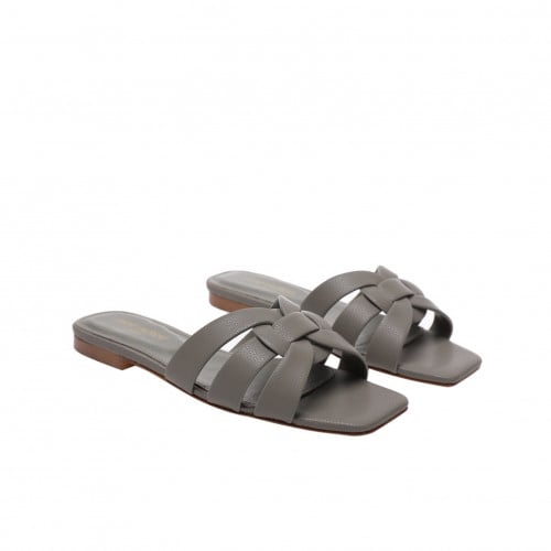 Sainti Laurent slipper سليبر ساني لوران( SMOKE GRAY )slipper