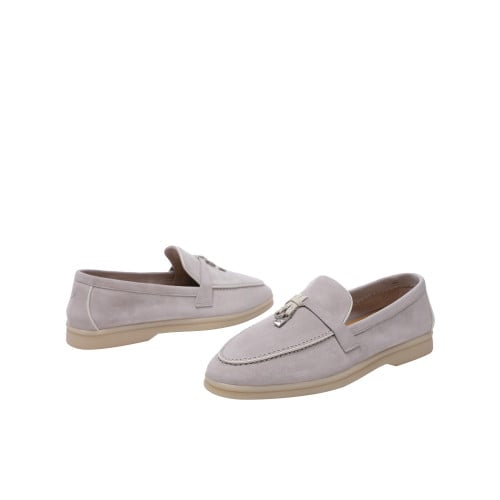 loro piana (11)  فلات لورو بيانا (PEARL GRAY/WHITE TIRM)